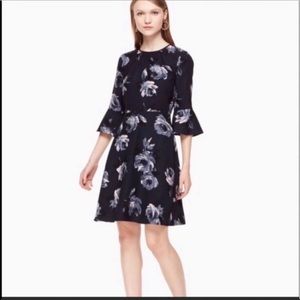 🆕Kate Spade Night Rose Crepe Dress